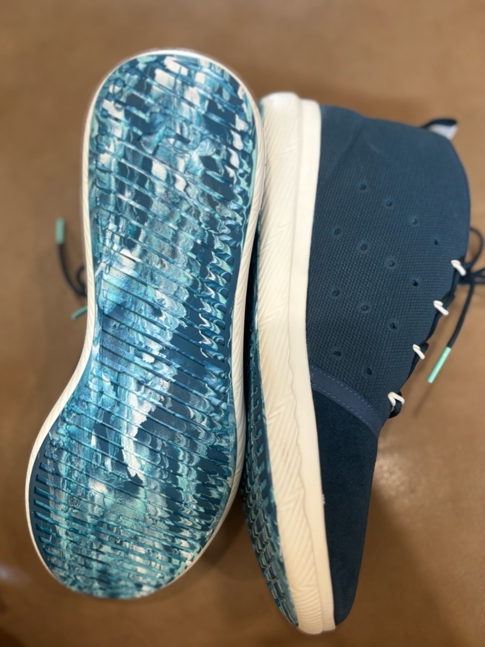 NWOB Under Armour women’s Navy Blue High-Top Sneakers - Picture 3 of 7